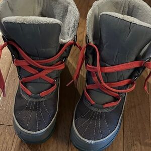 Sorel Women’s Winter Boots with Pink and Gray Accents